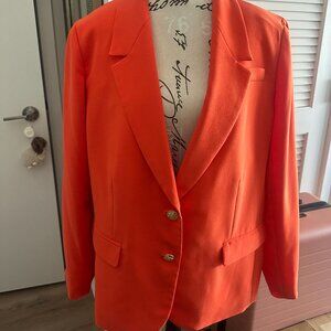 J.Crew orange blazer size 18
